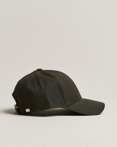 Herre | Contemporary Creators | Varsity Headwear | Oilskin Baseball Cap Ivy Green