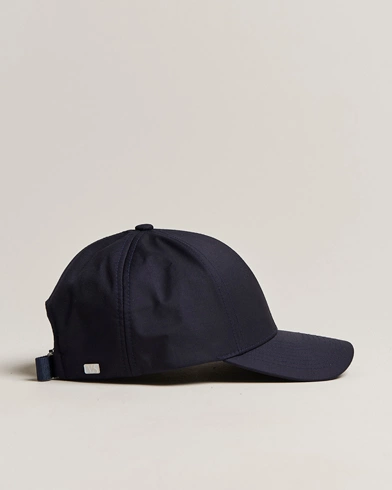 Herre | New Nordics | Varsity Headwear | Wool Tech Baseball Cap Navy