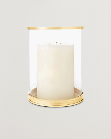 Herre |  | Ralph Lauren Home | Modern Medium Hurricane Lamp Brass