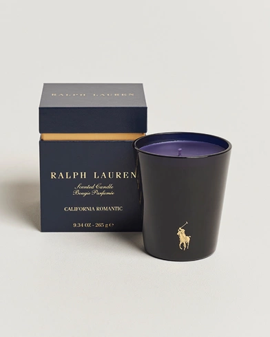 Herre |  | Ralph Lauren Home | California Romantic Single Wick Candle Navy/Gold
