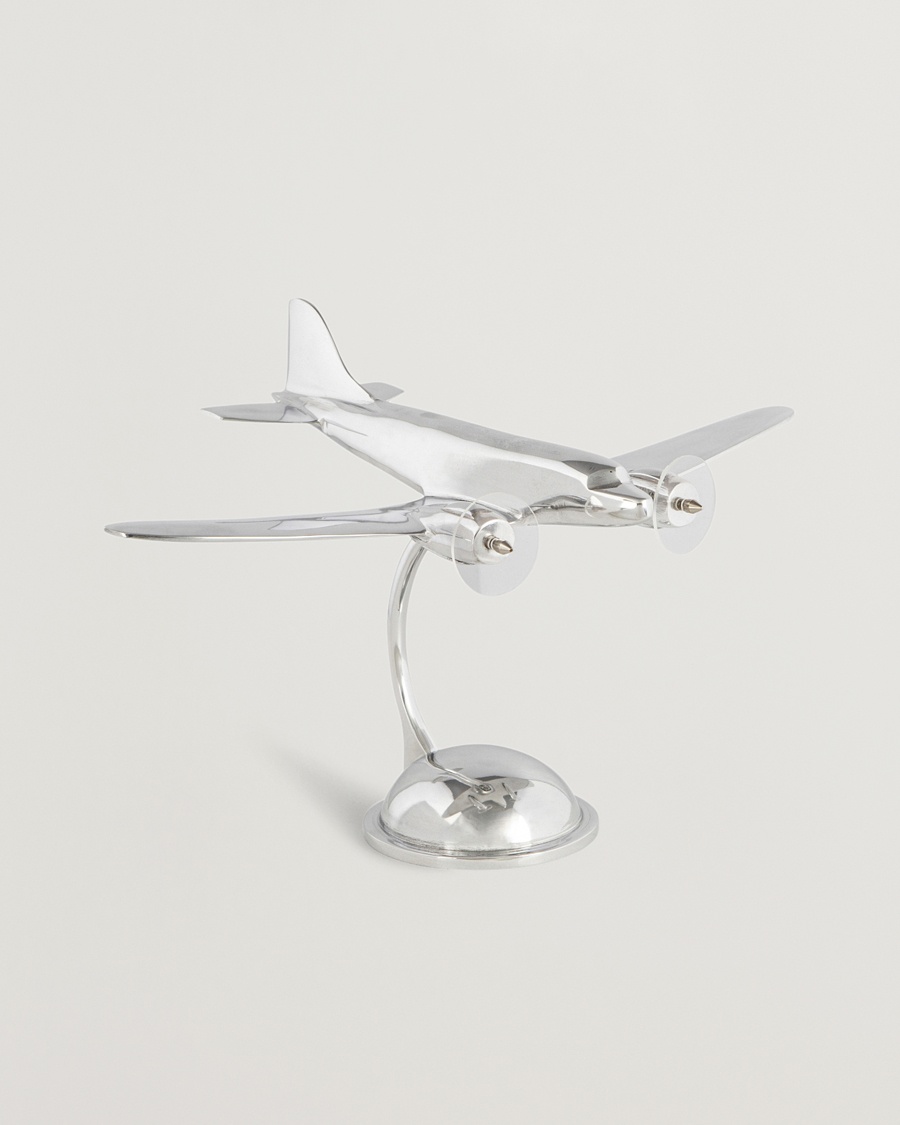 Herre | | Authentic Models | Desktop DC-3 Airplane Silver