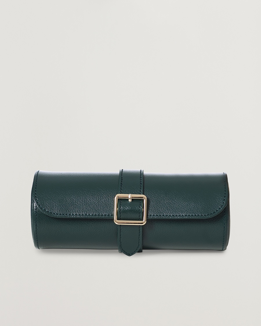 Herre | Student | WOLF | British Racing Green Triple Watch Roll