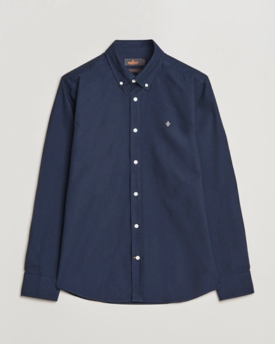 Herre | Morris | Morris | Oxford Button Down Cotton Shirt Navy
