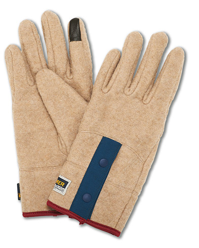  |  Moto Recycled Wool Fleece Gloves Camel