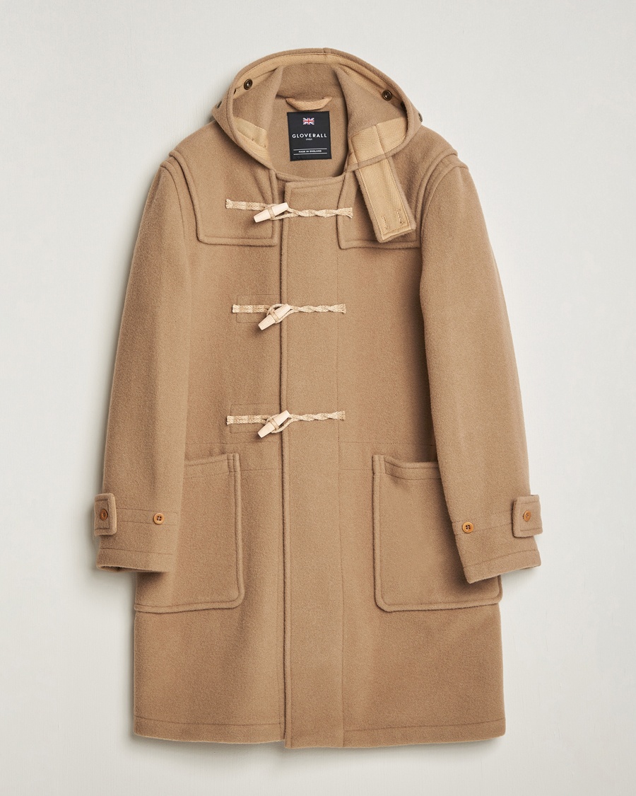 Gloverall 575 Monty Original Duffle Coat Camel - Beige - Duffel - Størrelse: M