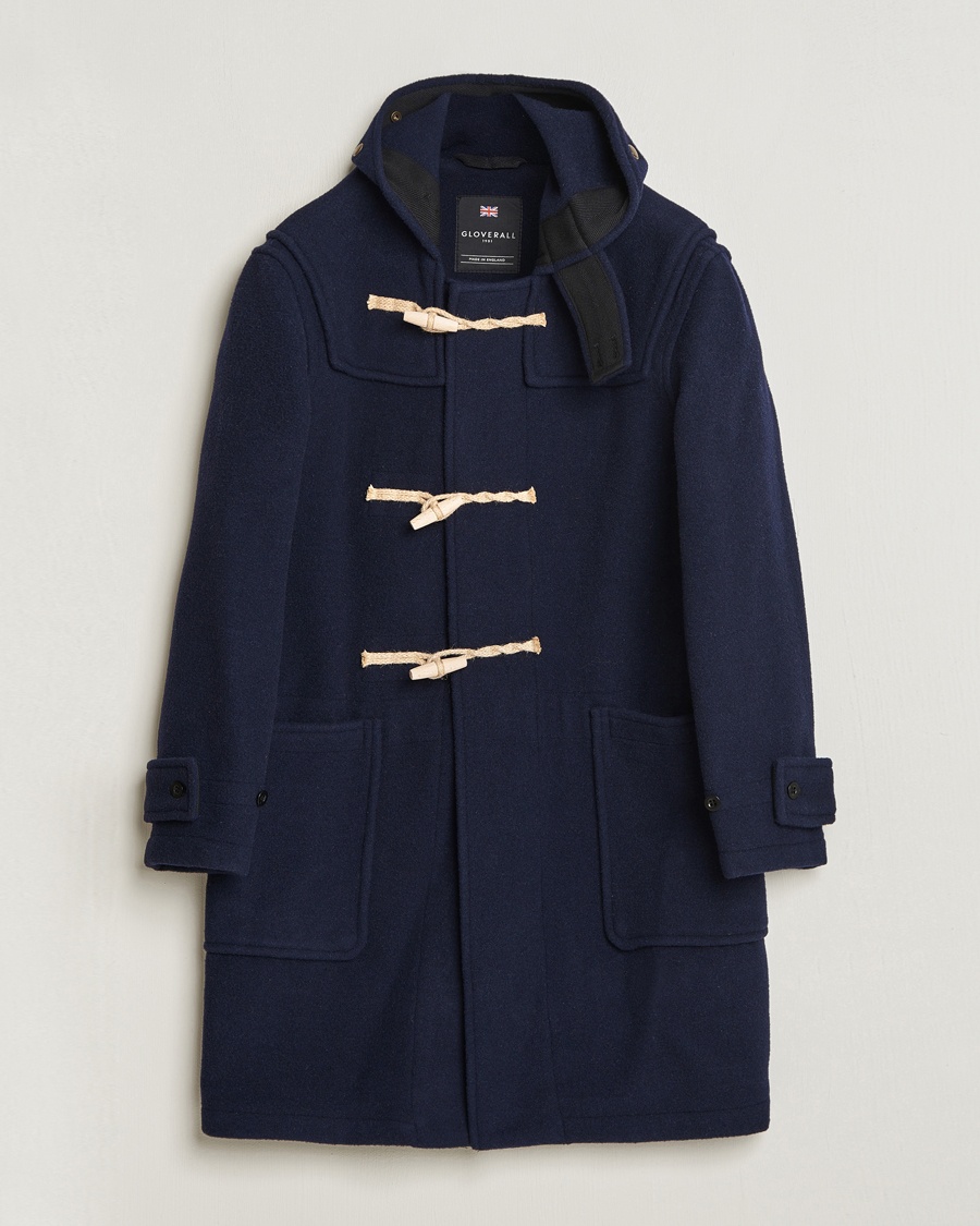 Gloverall 575 Monty Original Duffle Coat Navy - Blå - Duffel - Størrelse: S