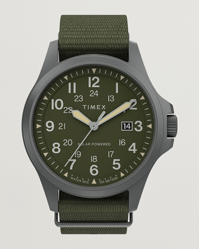 Herre | Tekstilrem | Timex | Field Post Solar Watch 41mm Green Dial