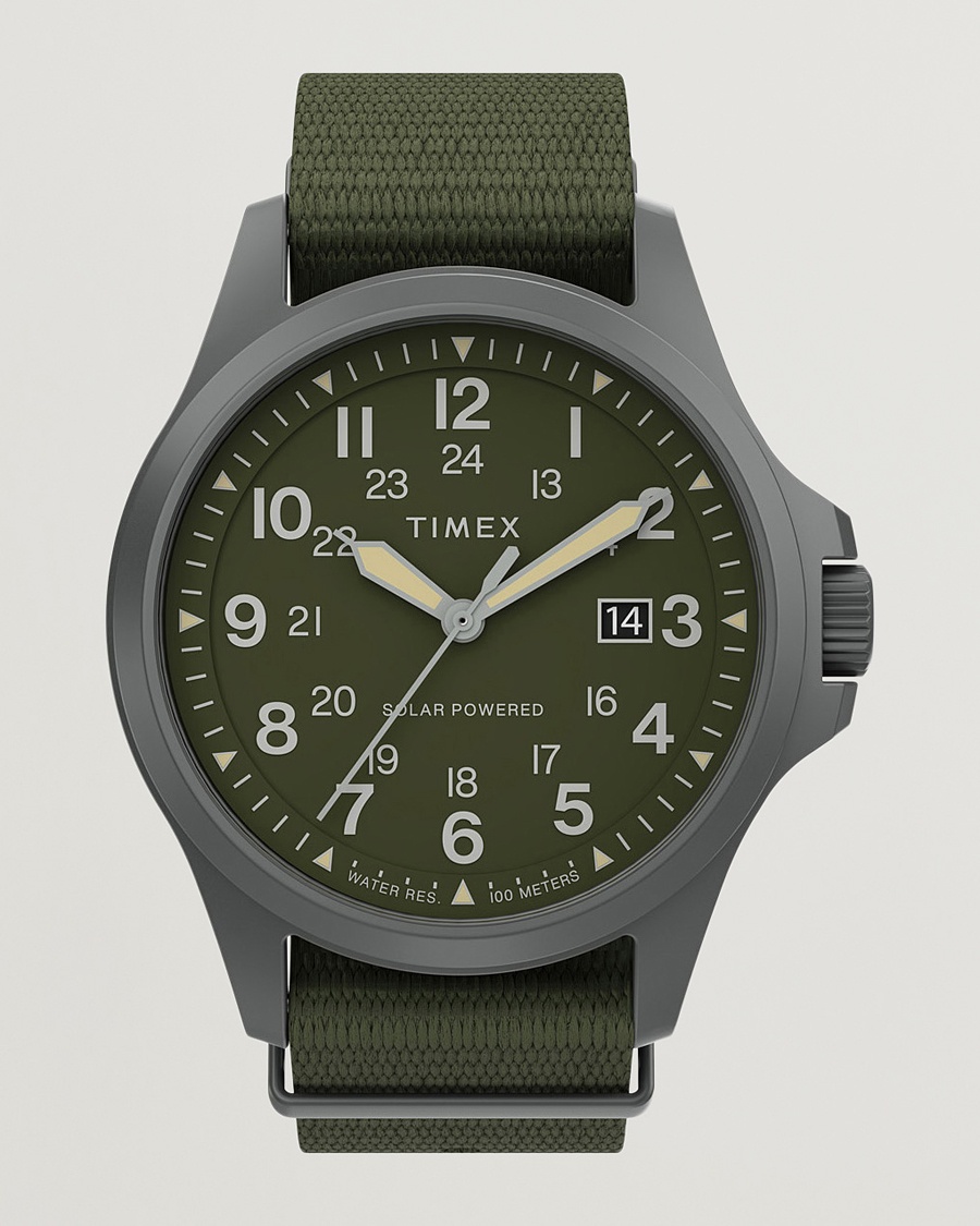 Timex Field Post Solar Watch 41mm Green Dial – Grønn