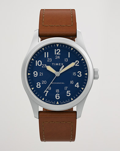 Herre | Klokker | Timex | Field Post Mechanical Watch 38mm Blue Dial