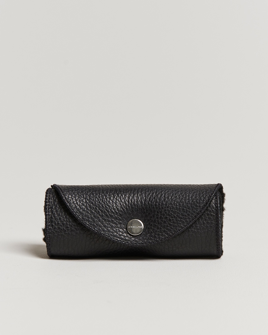 Herre | Livsstil | John Lobb | Grain Leather Buffing Glove Black Fur