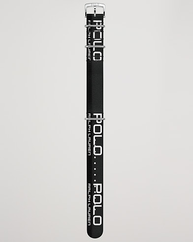 Herre |  | Polo Ralph Lauren | Sporting Leather Strap Black/White