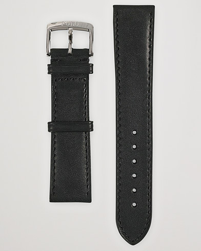 Herre | Klokkeremmer | Polo Ralph Lauren | Sporting Leather Strap Black