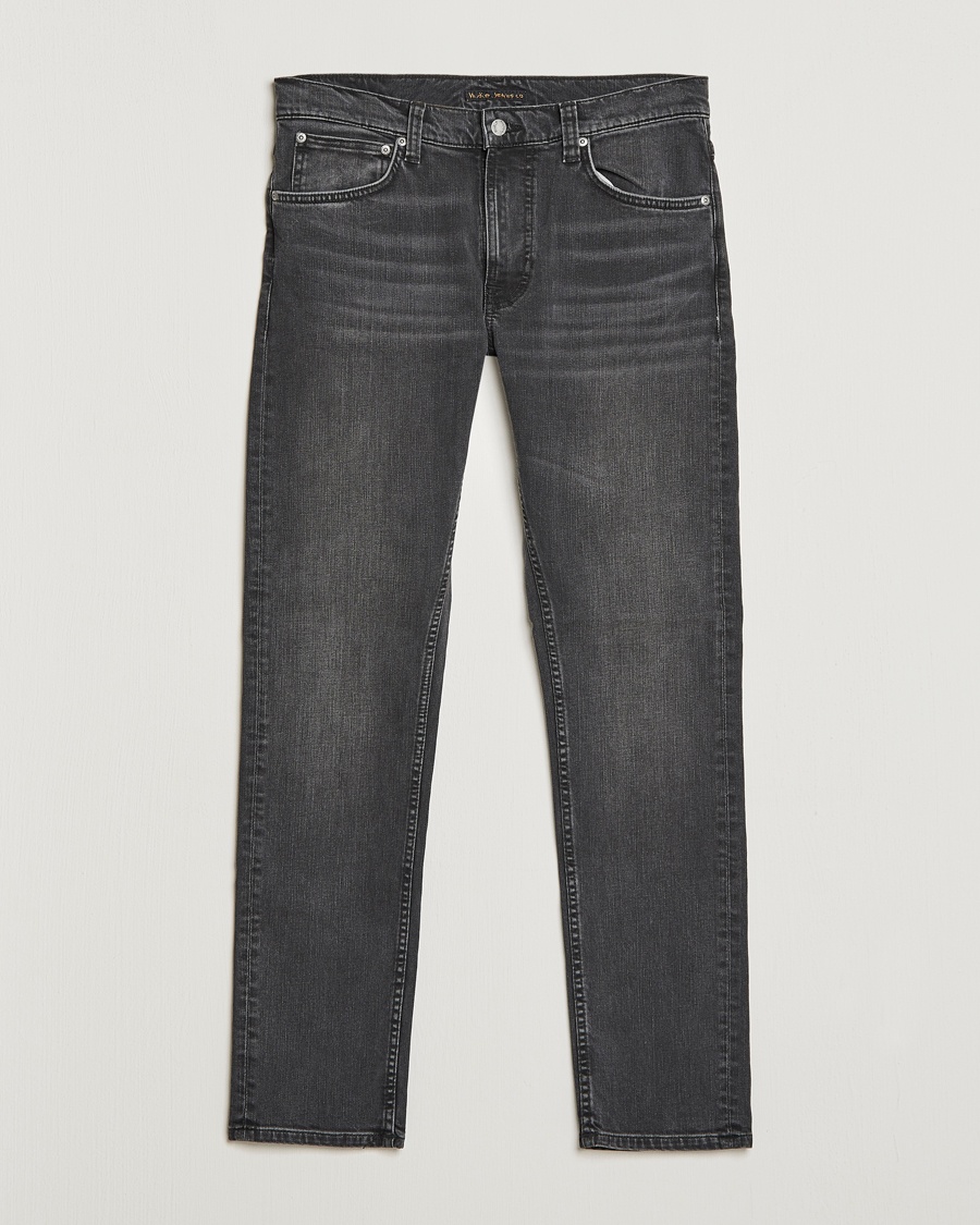Nudie Jeans Lean Dean Jeans Black Eyes – Grå
