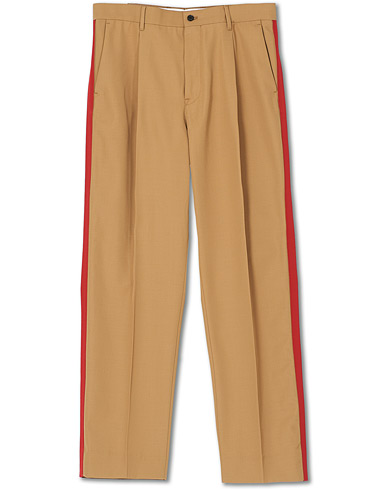  |  Dropper Stripe Twill Wool Pants Tiger Brown