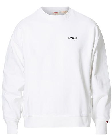  |  Red Tab Crew Neck Sweatshirt White
