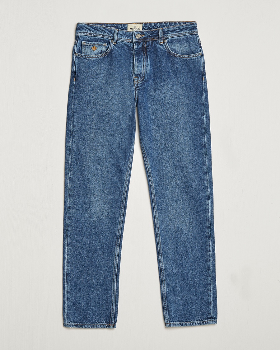 Herre | | Morris | Jermyn Cotton Jeans Blue
