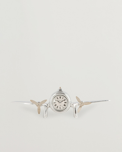 Herre | Livsstil | Authentic Models | Art Deco Flight Clock Silver