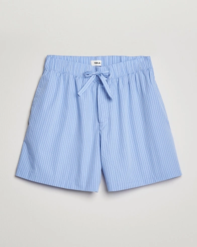 Herre | Tekla | Tekla | Poplin Pyjama Shorts Pin Stripes