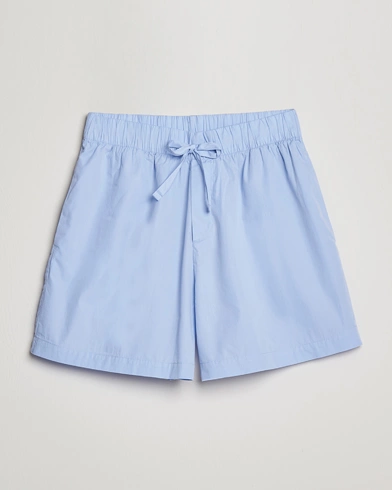 Herre | Klær | Tekla | Poplin Pyjama Shorts Light Blue