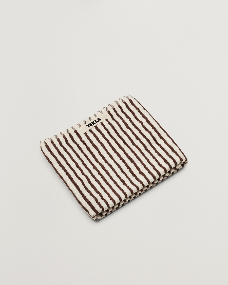 Herre |  | Tekla | Organic Terry Hand Towel Kodiak Stripes