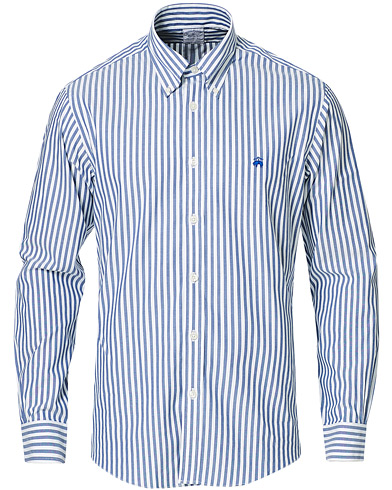  |  Regent Fit Oxford Pinpoint Shirt Blue Stripe