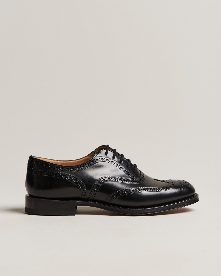 Herre | | Church's | Burwood Polished Binder Brogue Black