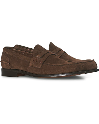Herre |  | Church's | Pembrey Suede Penny Loafers Sigar Brown
