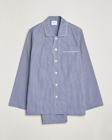 Herre | Pyjamaser & Badekåper | Nufferton | Alf Checked Pyjama Set Blue/White