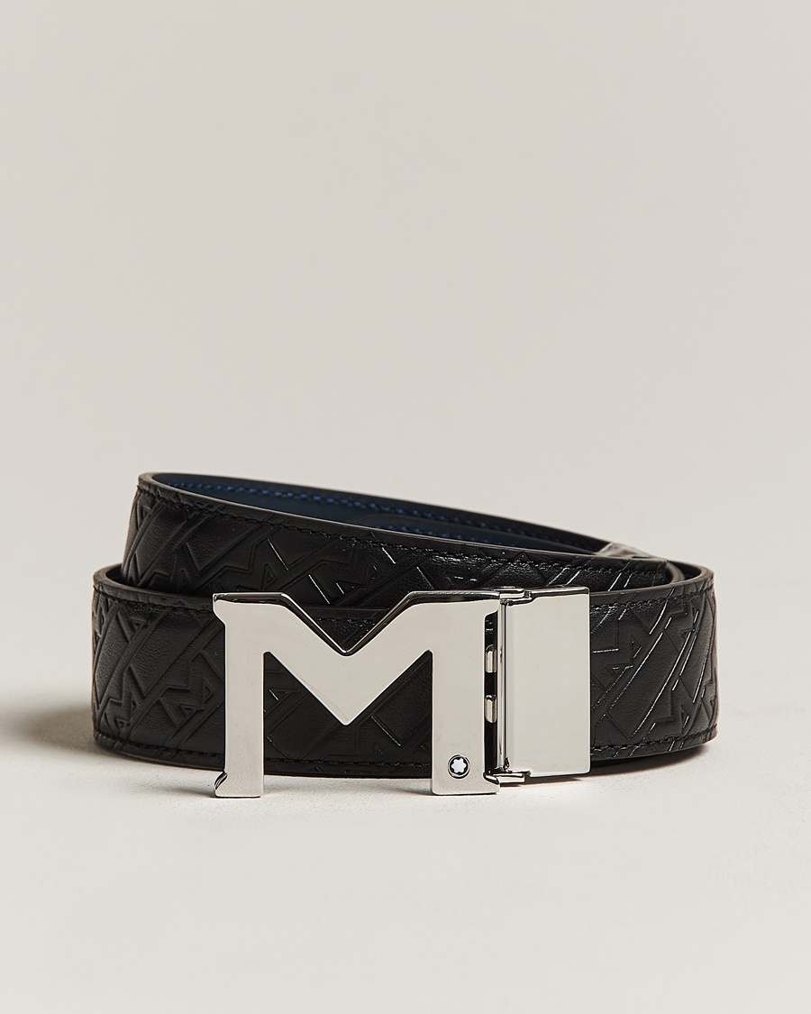 Herre | Montblanc | Montblanc | Reversible Belt 35mm Ultra Black/Blue