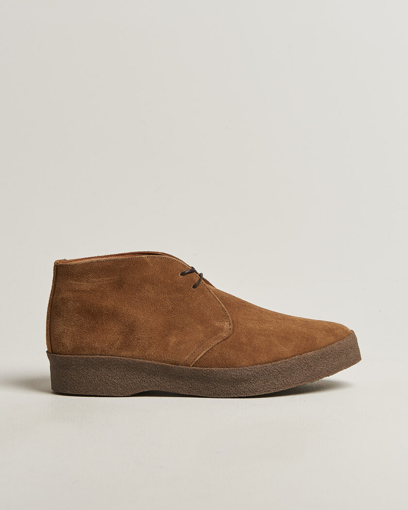  Sanders Joel Chukka Boot Tan Suede – Brun