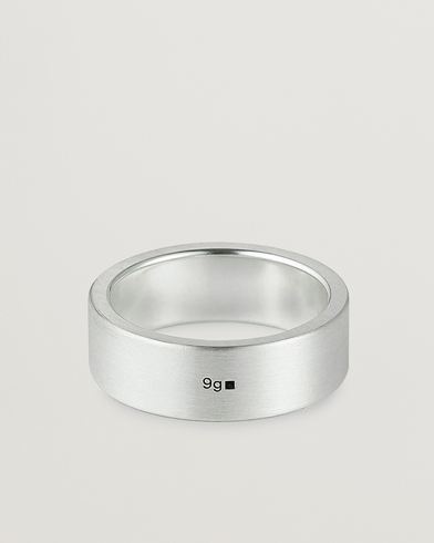 Herre | Contemporary Creators | LE GRAMME | Ribbon Brushed Ring Sterling Silver 9g