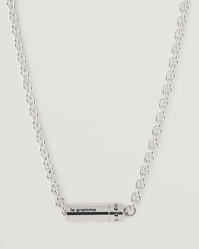Herre | Til den stilfulle | LE GRAMME | Chain Cable Necklace Sterling Silver 27g
