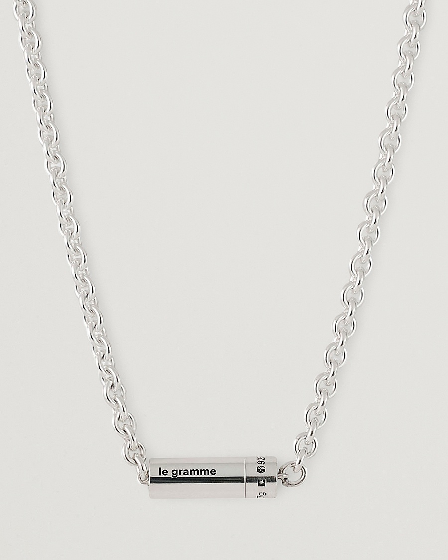 Herre | Gaver | LE GRAMME | Chain Cable Necklace Sterling Silver 27g