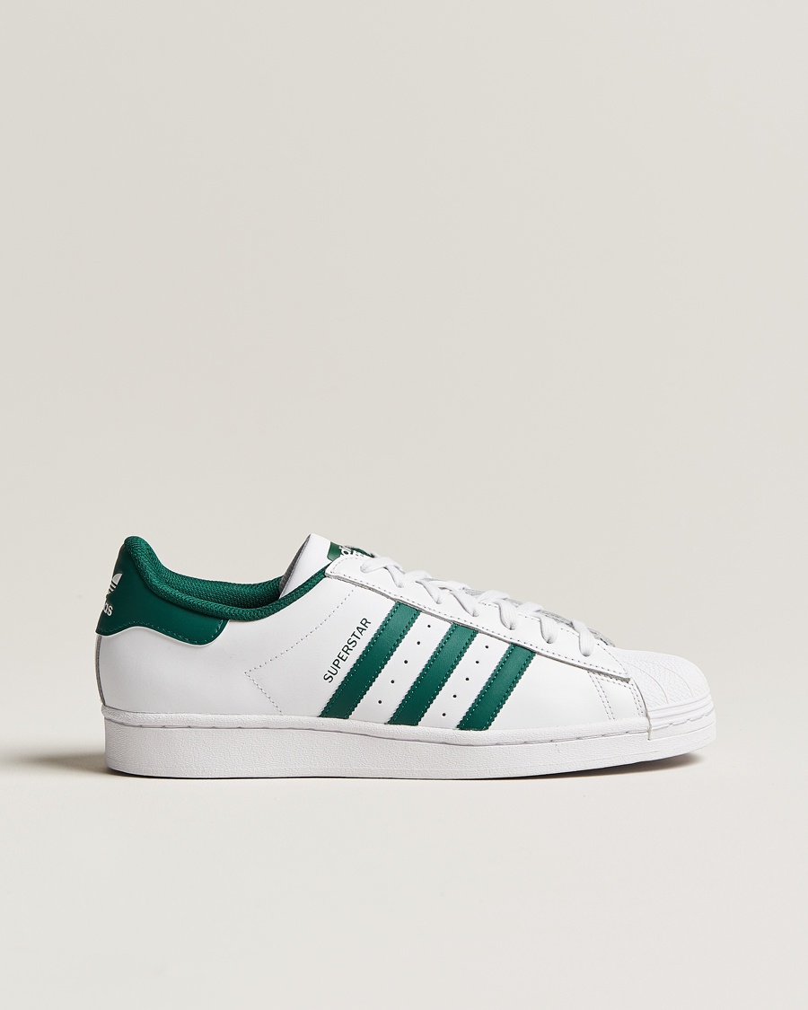 superstar white green