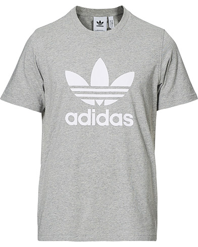 Herre | T-Shirts | adidas Originals | Trefoil Tee Grey Melange