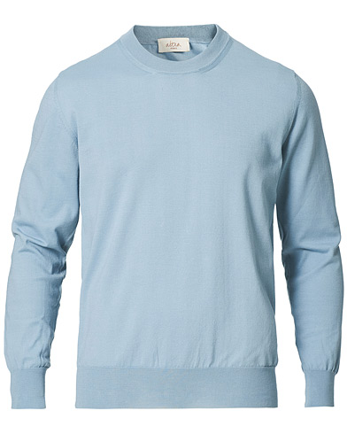  |  Extrafine Cotton Crew Neck Pullover Light Blue