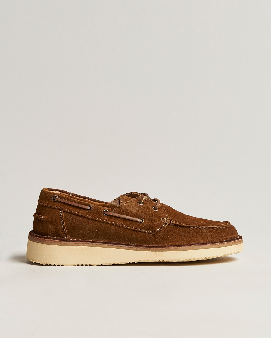 Herre | | Astorflex | Boatflex Moccasin Brown Suede