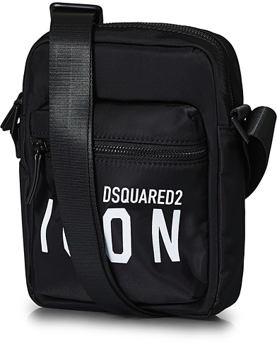 Herre | Luxury Brands | Dsquared2 | Icon Cross Body Bag Black