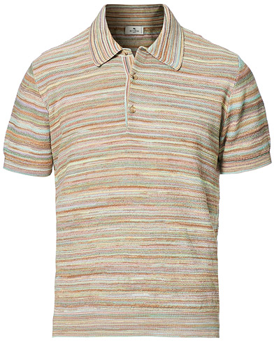  |  Knitted Jacquard Polo Beige