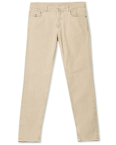  |  Slim Fit 5-Pocket Pants Beige