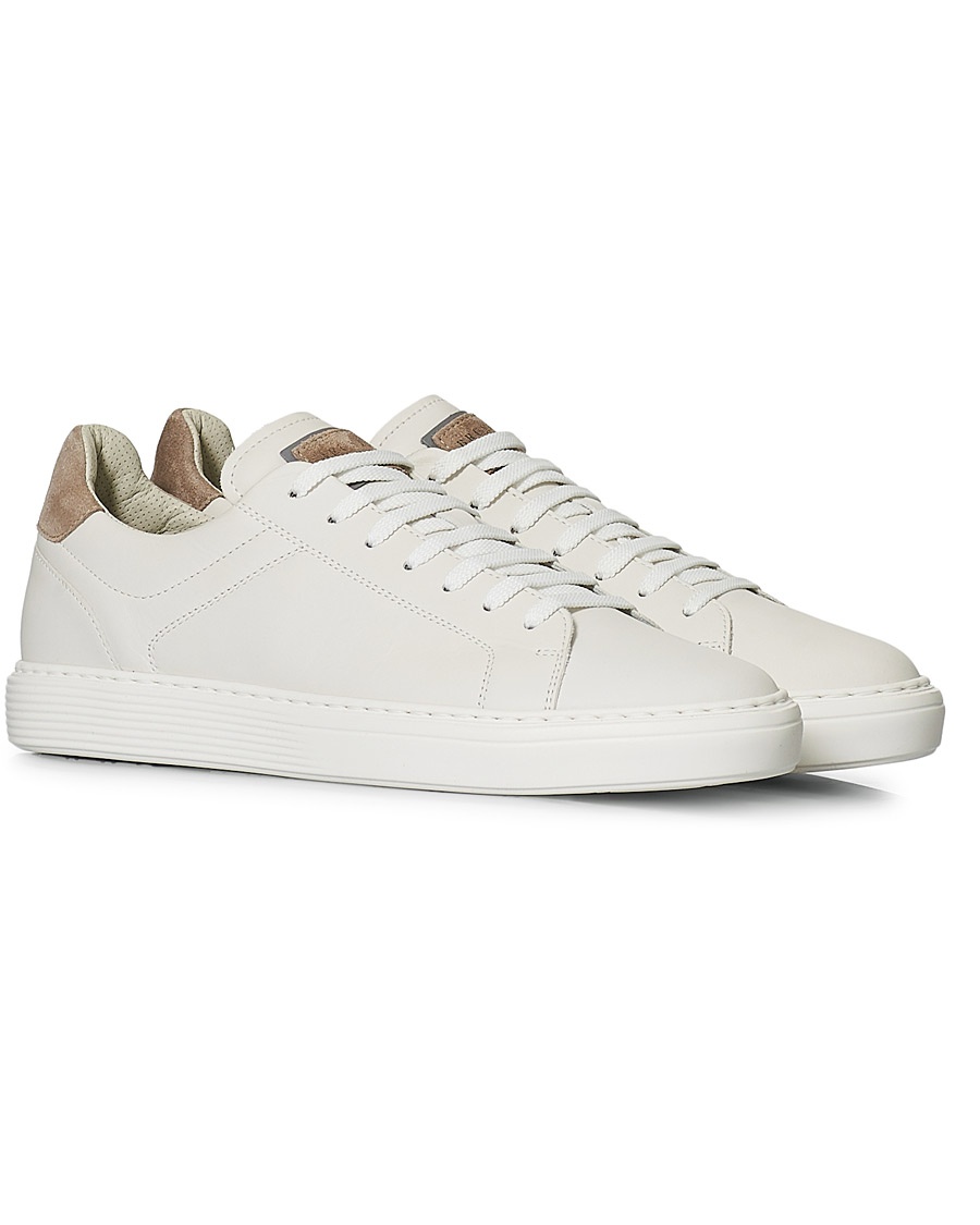 Herre | | Brunello Cucinelli | Plain Sneaker White Calf