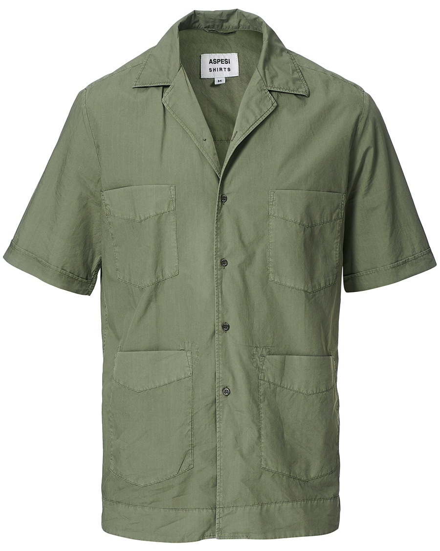 Aspesi Short Sleeve UT Shirt Military Aspesi Short Sleeve UT Shirt Military