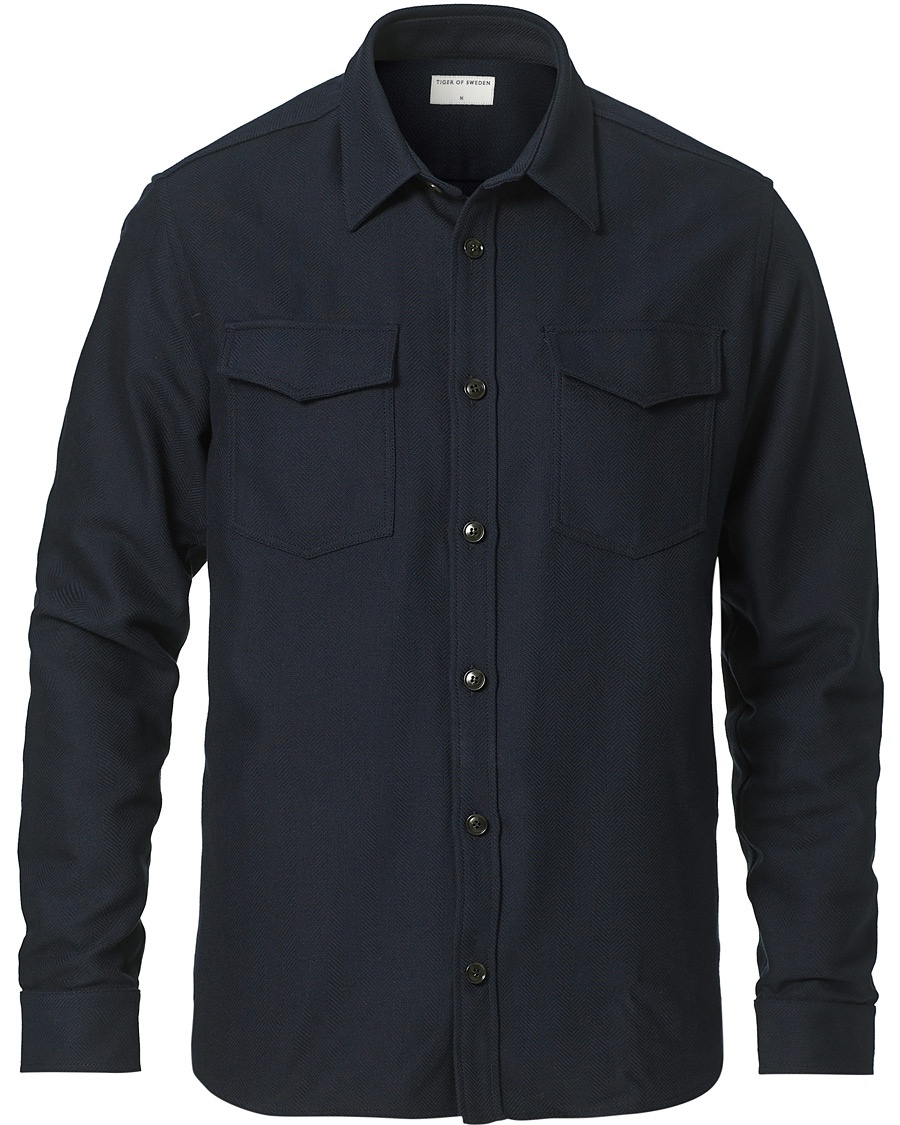 Tiger of Sweden Arnou Overshirt Light Ink Tiger of Sweden Arnou Overshirt Light Ink