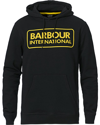 Herre |  | Barbour International | Pop Over Logo Hoodie Black
