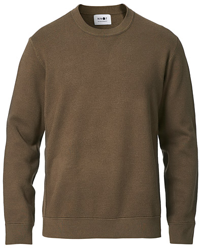 Herre | Strikkede gensere | NN07 | Luis Knitted Crew Neck Sweater Clay