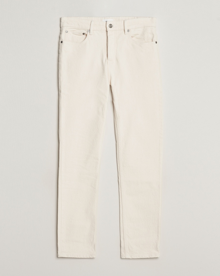 Herre | Tapered fit | NN07 | Johnny Stretch Jeans Ecru