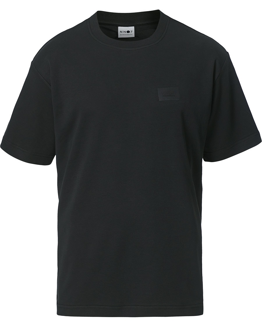 NN07 Nat Jersey Crew Neck Tee Black NN07 Nat Jersey Crew Neck Tee Black