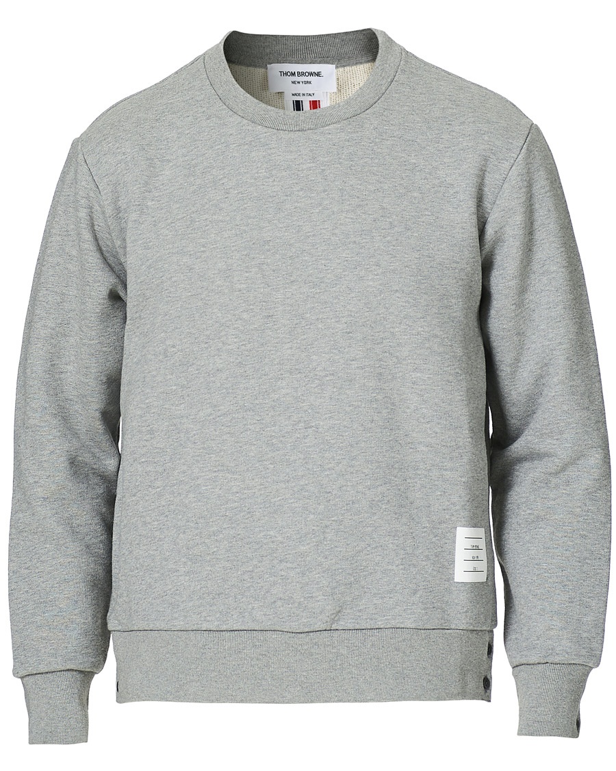 Thom Browne Center Back Sweatshirt Light Grey