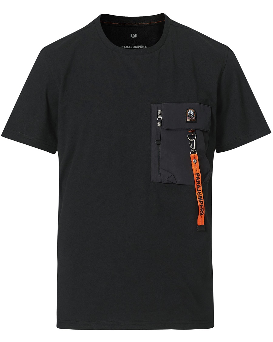 Parajumpers Mojave Pocket Crew Neck Tee Black Parajumpers Mojave Pocket Crew Neck Tee Black