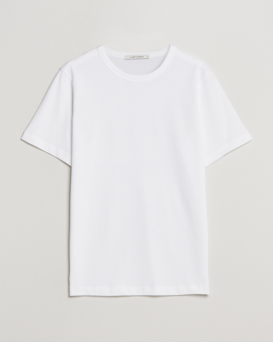 A Day's March Heavyweight T-Shirt White – Hvit